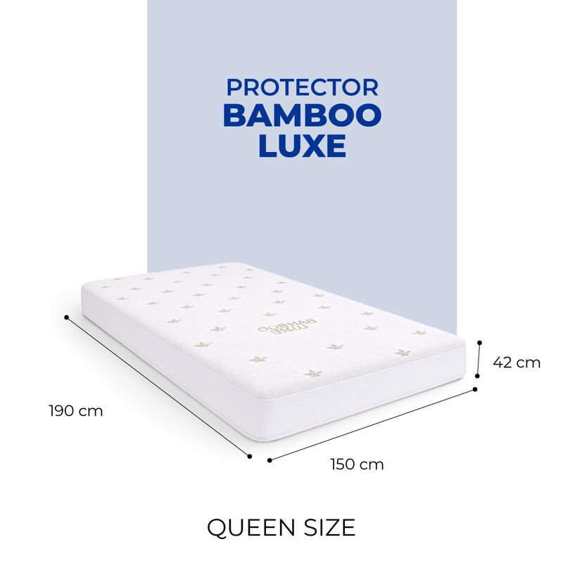 Protector De Colch&oacute;n Spring Air Bamboo Luxe Qs ... image number null