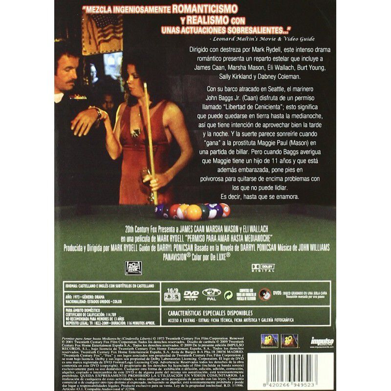 Permiso para amar hasta medianoche [DVD] image number null