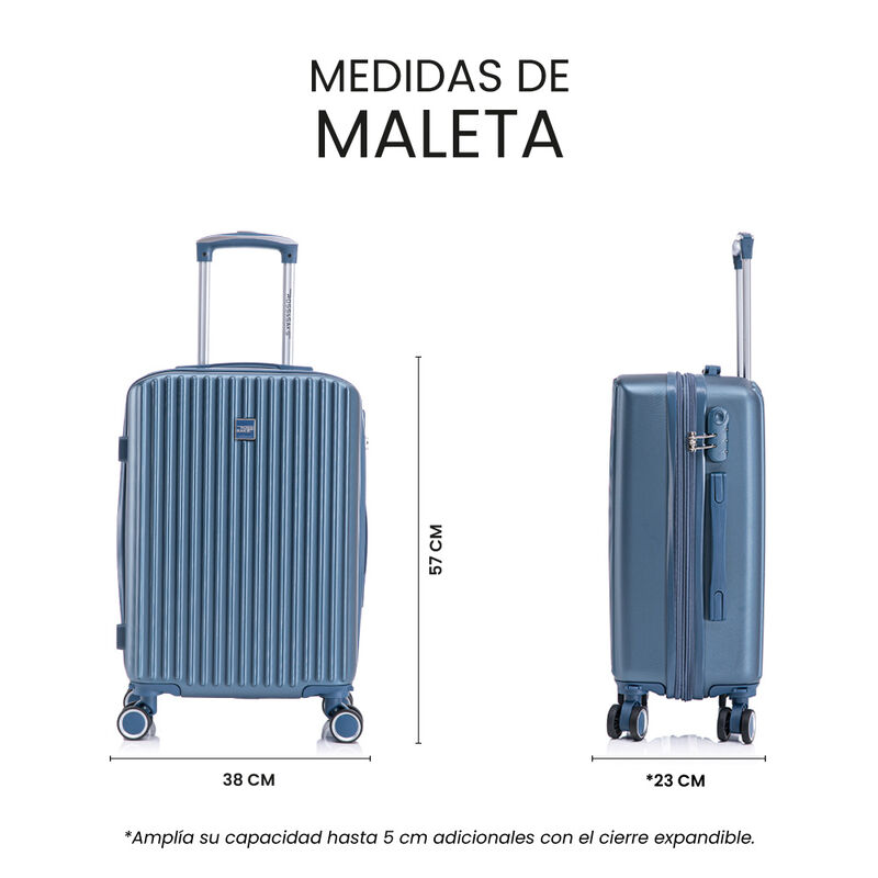 Maleta Expandible de Mano R&iacute;gida con Ruedas 10 ... image number null