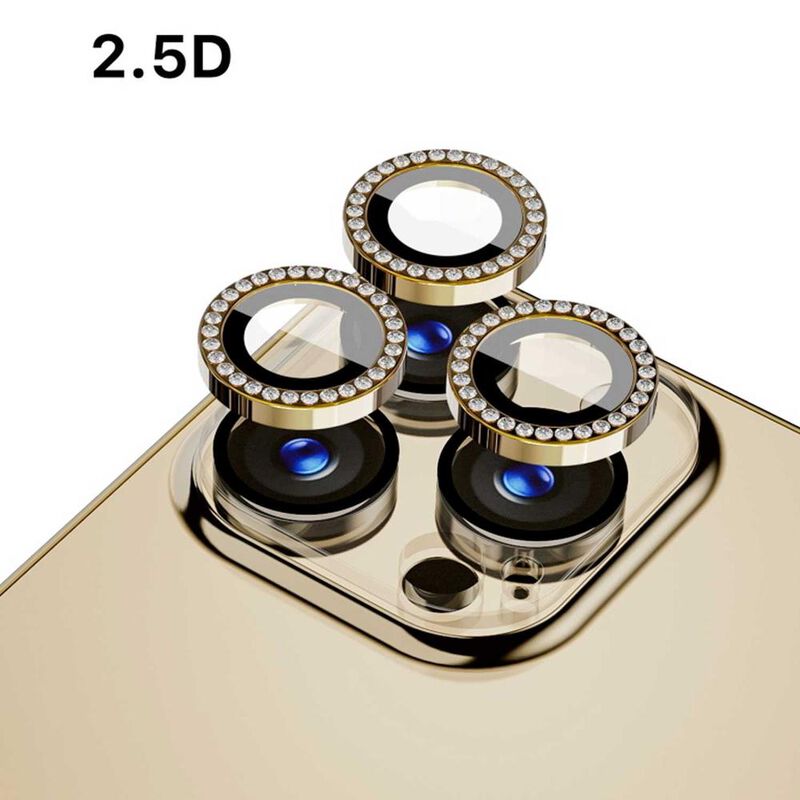 Mica Vidrio MYBAT GlamCam para iPhone 15 PRO y ... image number null