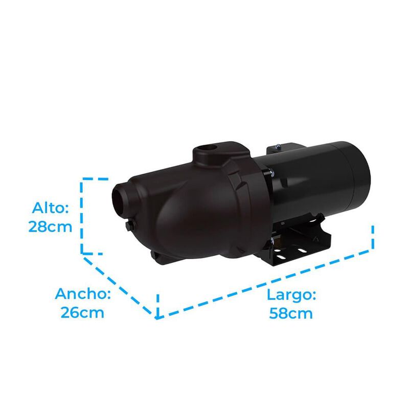 Bomba Hidr&aacute;ulica IUSA 3/4 HP, Tipo Jet, Termopl... image number null