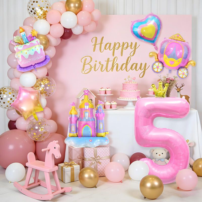 Set De 6 Globos De Princesa Nuesaurd Para Fiest... image number null