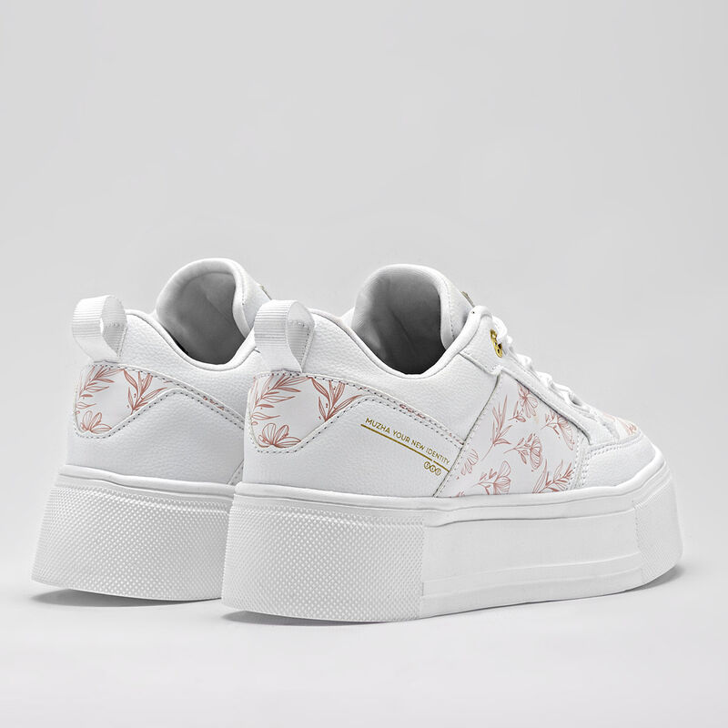 360 tenis para mujer blanco rosa cod 140196-E image number null