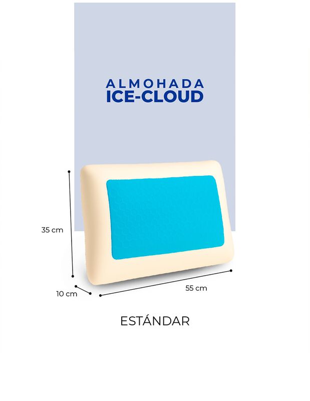 Almohada Memory Foam Ice-Cloud, Almohada Con Pl... image number null