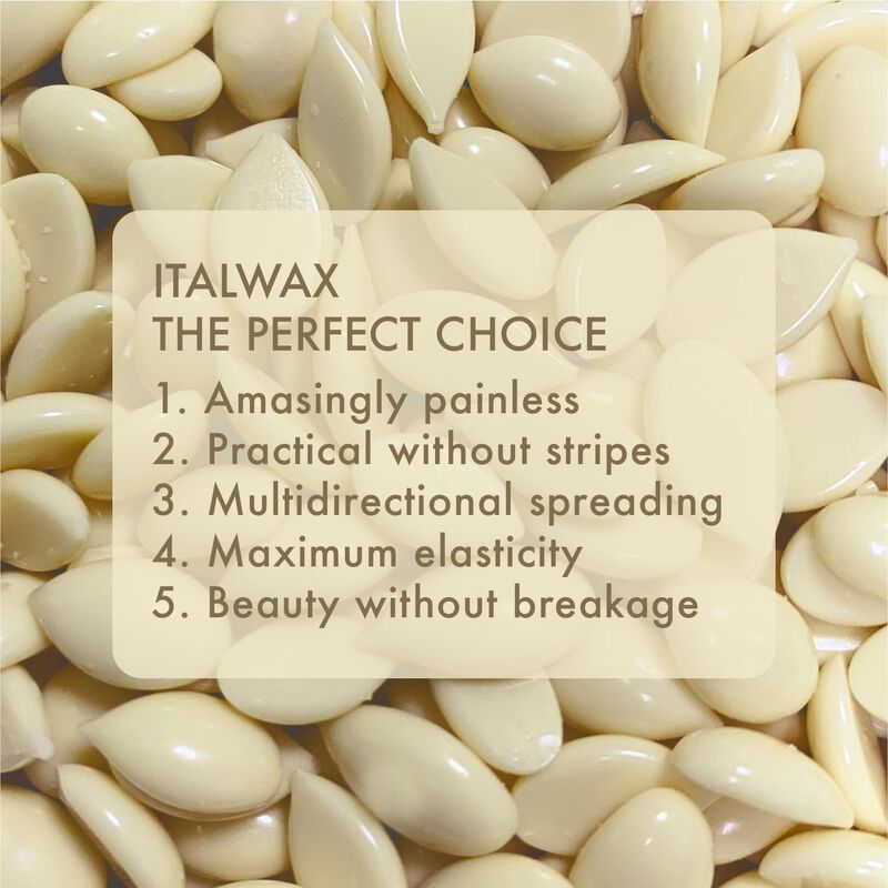 Hard Wax Beads Italwax, Chocolate Blanco, 1 Kg,... image number null