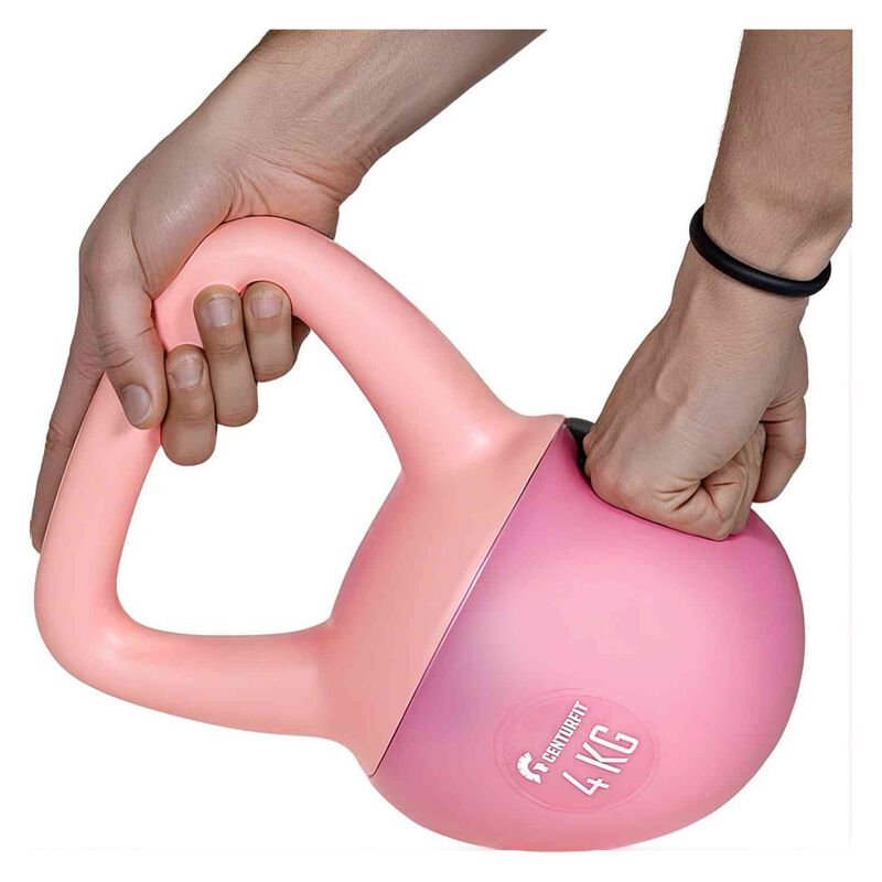 Set Kit Pesas Rusas Kettlebell 4 6 8 10 Kg Colo... image number null