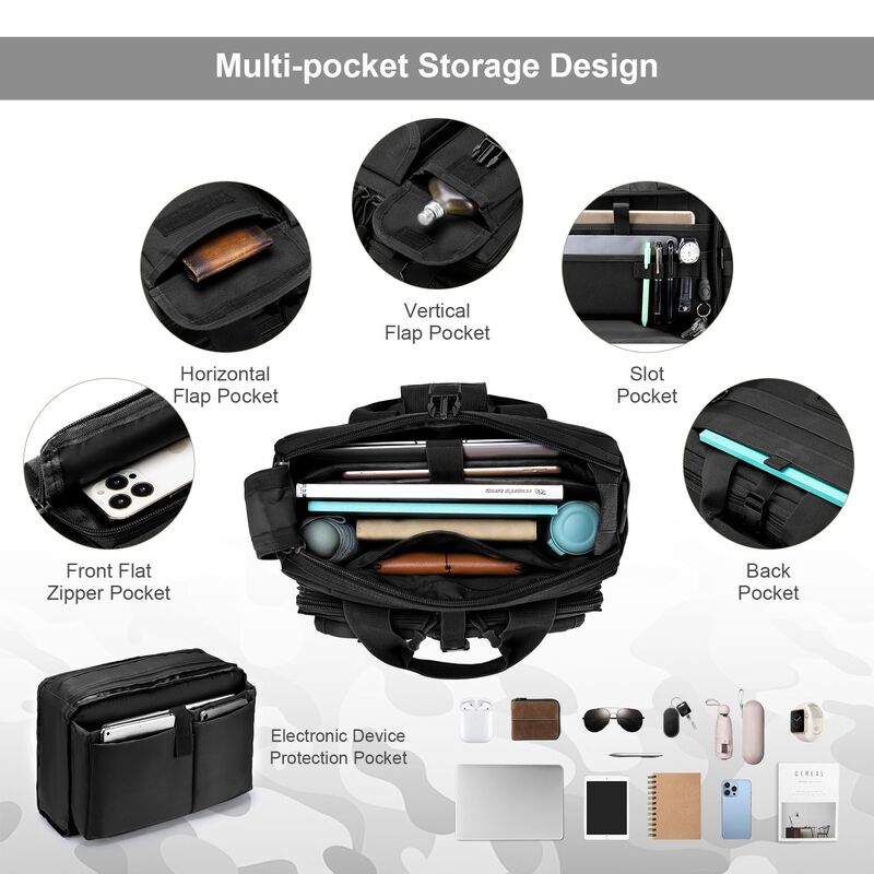 Bolso Mensajero T&aacute;ctico Stypos Para Laptop De 1... image number null