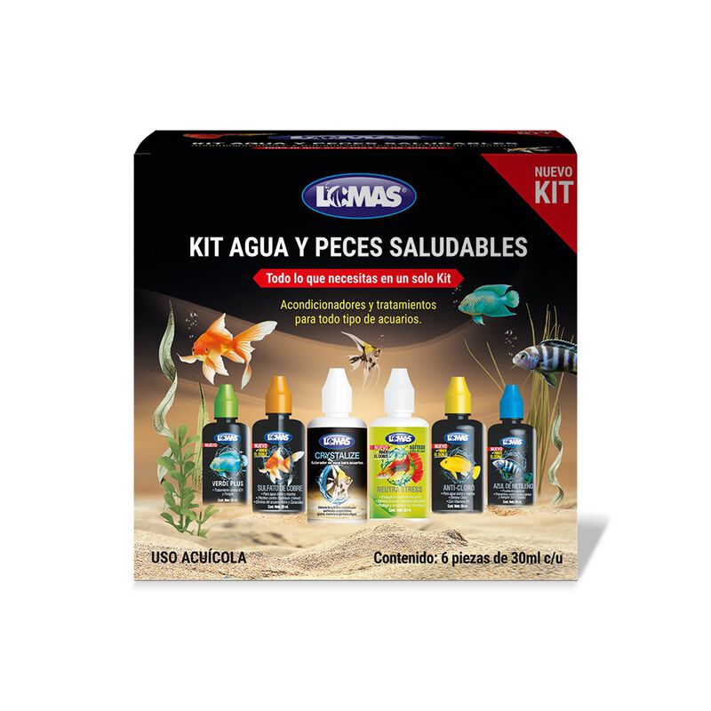 LOMAS. Kit Tratamientos para Agua de Acuario. P... image number null