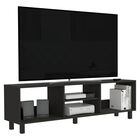 Mesa Para Tv Tunez color Wengue para Televisor Hasta 70'' Virtual Muebles
