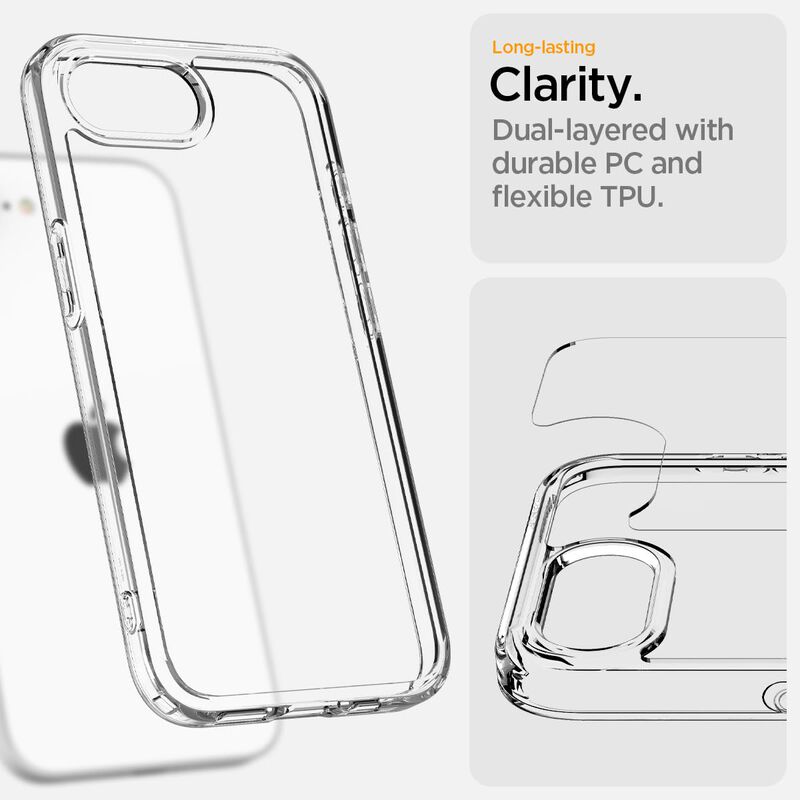 Funda Spigen Ultra Hybrid Para Iphone 16e, Tran... image number null