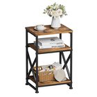 Mesa Auxiliar Simple Trending 40x30x61 Cm Marr&oacute;n R&uacute;stico