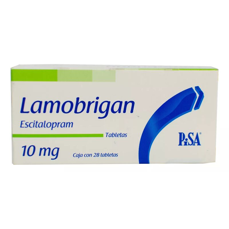 Lamobrigan 10mg Tabletas Con 28  Escitalopram image number null