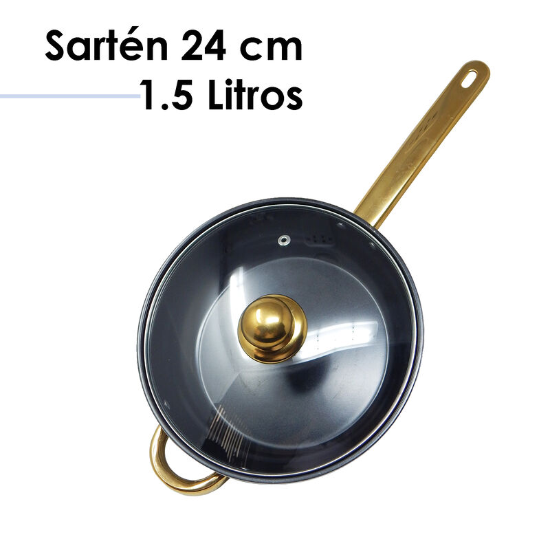 Batería de Cocina Ontario Acero Inox Compatible... image number null
