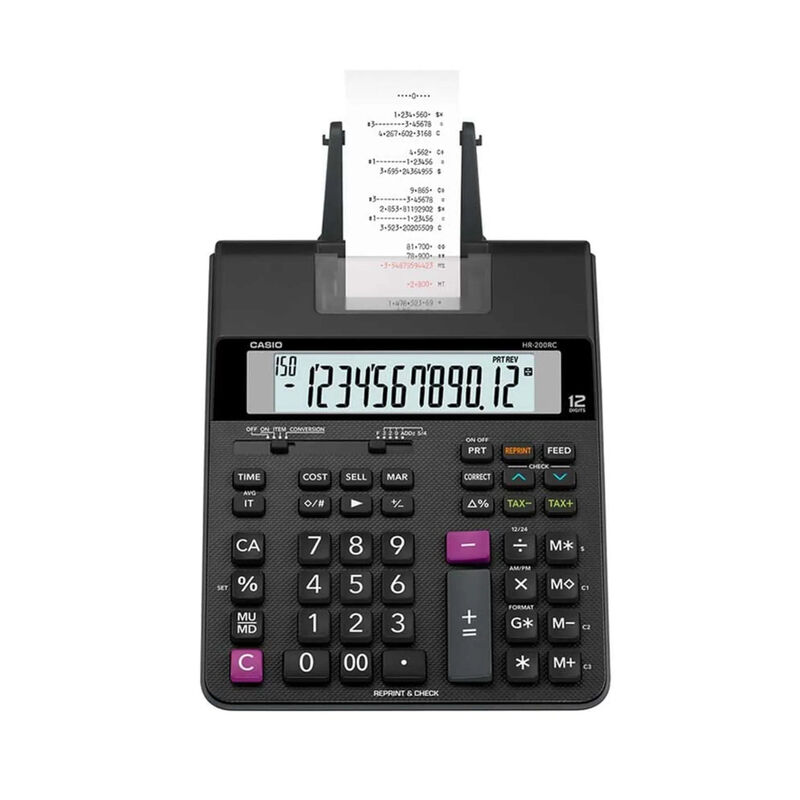 Calculadora Sumadora CASIO HR200RC image number null