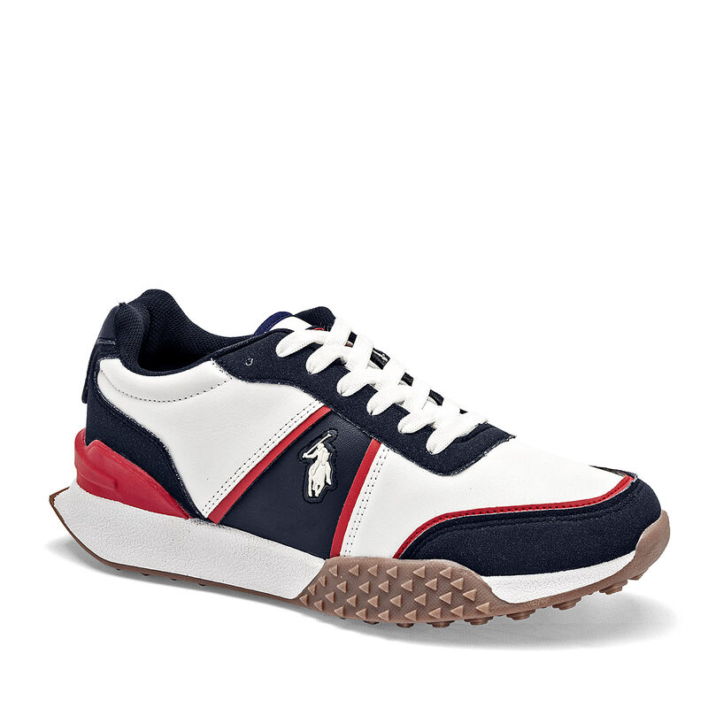 Polo exchange tenis para hombre blanco marino c... image number null