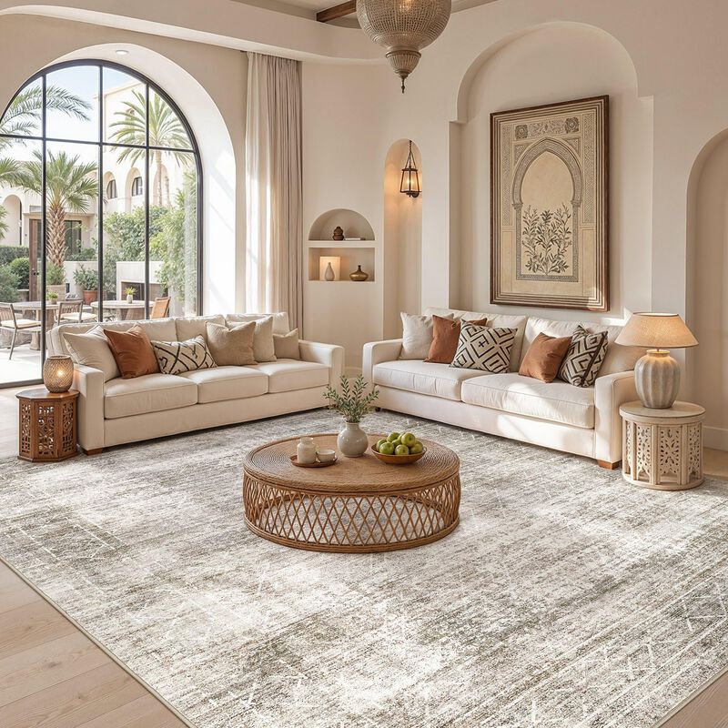 Alfombra Cotiled 24 &times; 35 cm Boho Lavable Estilo... image number null