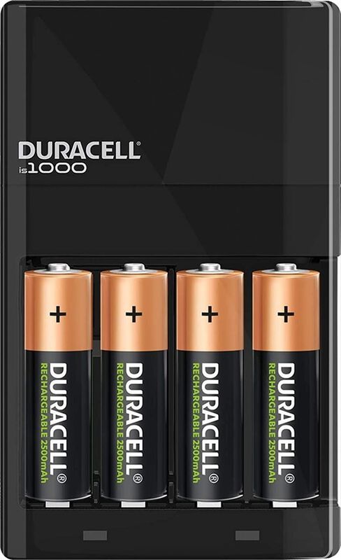 Cargador Duracell Con 8 Pilas Recargable Aa 1.2... image number null