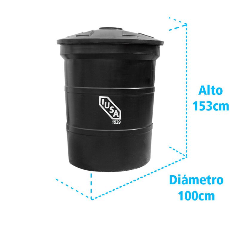 Tambo De Pl&aacute;stico 1100 L Apilable - Env&iacute;o Zona ... image number null