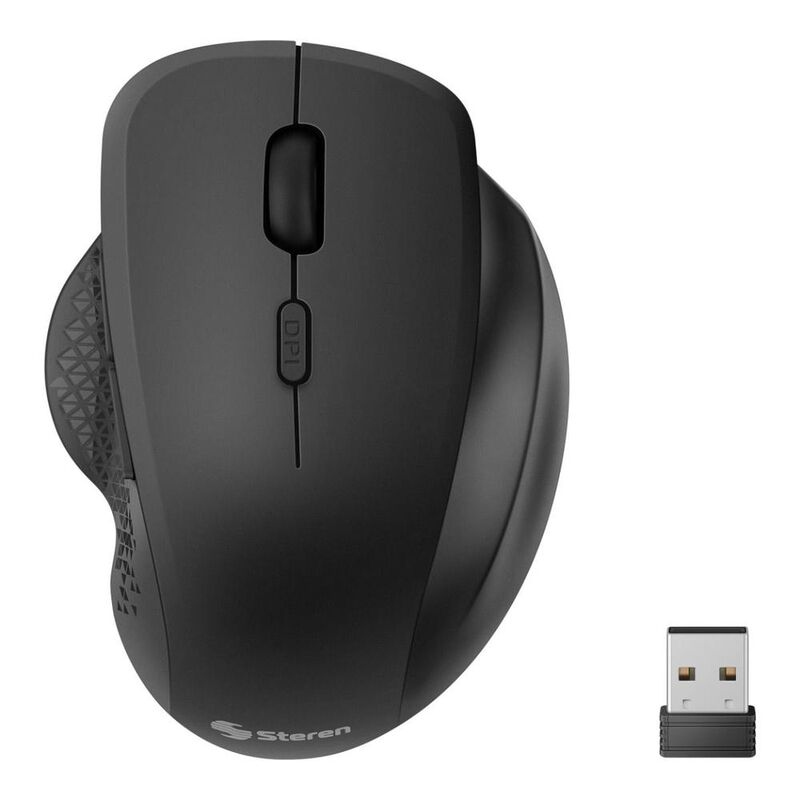 Mouse inal&aacute;mbrico ergon&oacute;mico con bater&iacute;a recarg... image number null