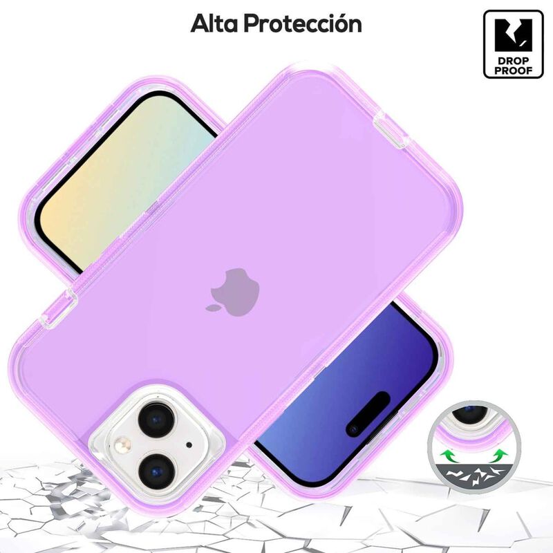 Funda Tekku Protect 360 Para Iphone 15 Violeta ... image number null