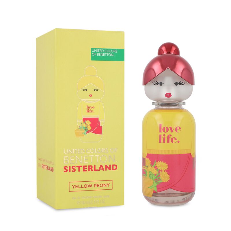 Benetton Sisterland Yellow Peony 80Ml Edt Spray image number null