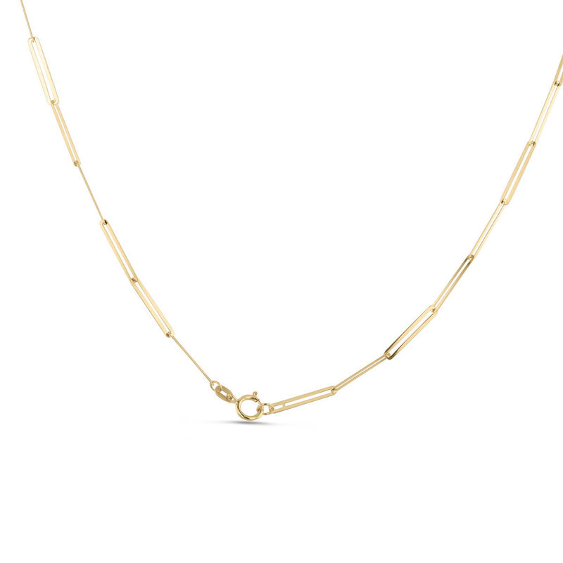 Gargantilla De Oro Amarillo 10k (45cm Aprox) image number null