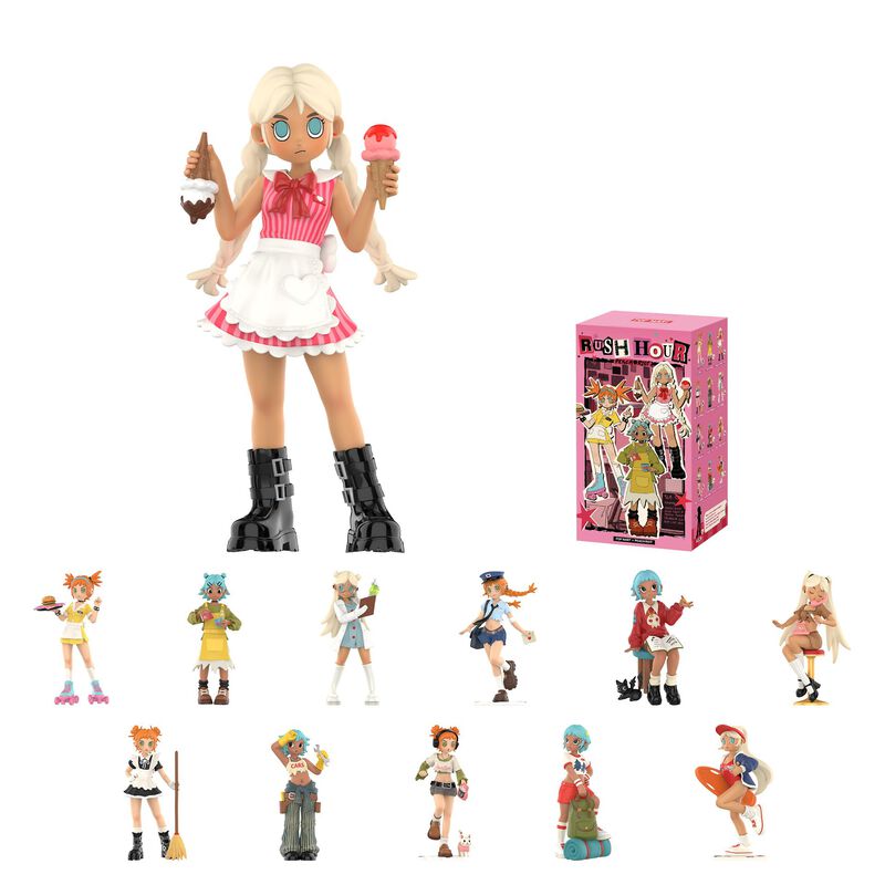 Figuras De Acci&oacute;n Pop Mart Peach Riot Rush Hour... image number null