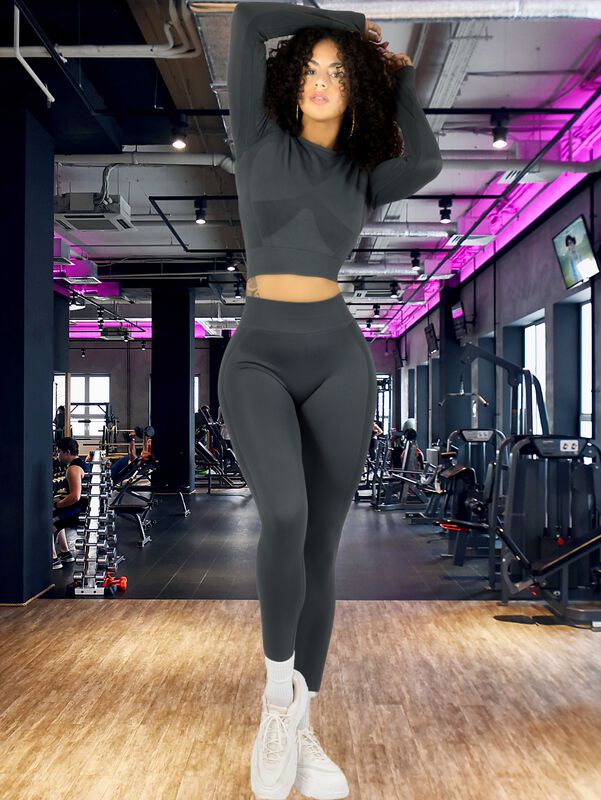 Pack De 2 Conjuntos De Yoga Mujer Ropa Deportiv... image number null