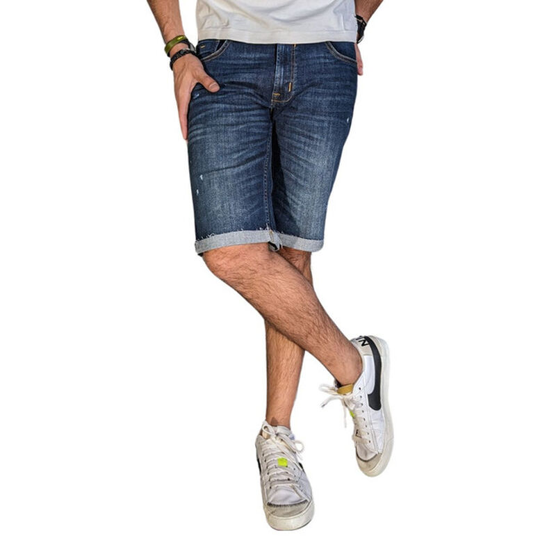 Duc Denim - Bermuda para Hombre  Slim Stretch S... image number null