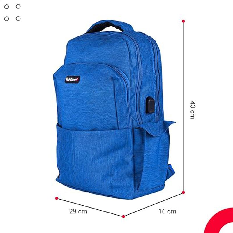 Mochila Backpack Techzone Courage Azul para Lap... image number null