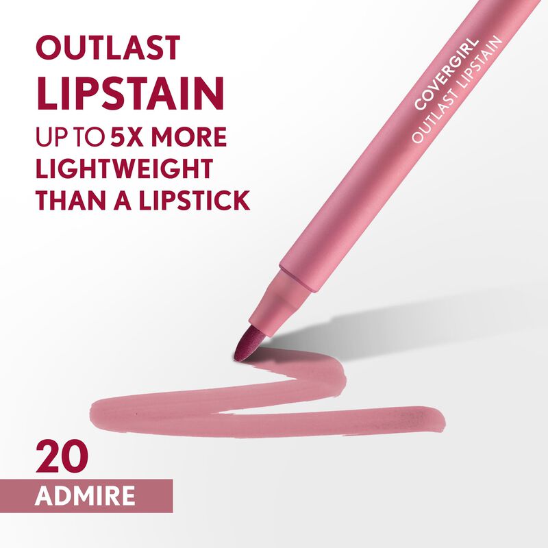 L&aacute;piz Labial Covergirl Outlast 20 Admire Vegan,... image number null