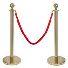 4 Postes Delimitadores Unifila Separador con Cuerdas 1.5m