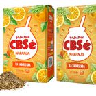 Yerba Mate Cbs&eacute; Naranja 1 kg Hoja Suelta (pack De 2)