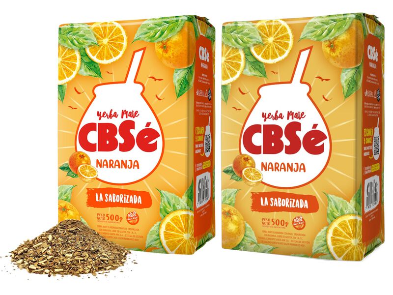 Yerba Mate Cbs&eacute; Naranja 1 kg Hoja Suelta (pack ... image number null