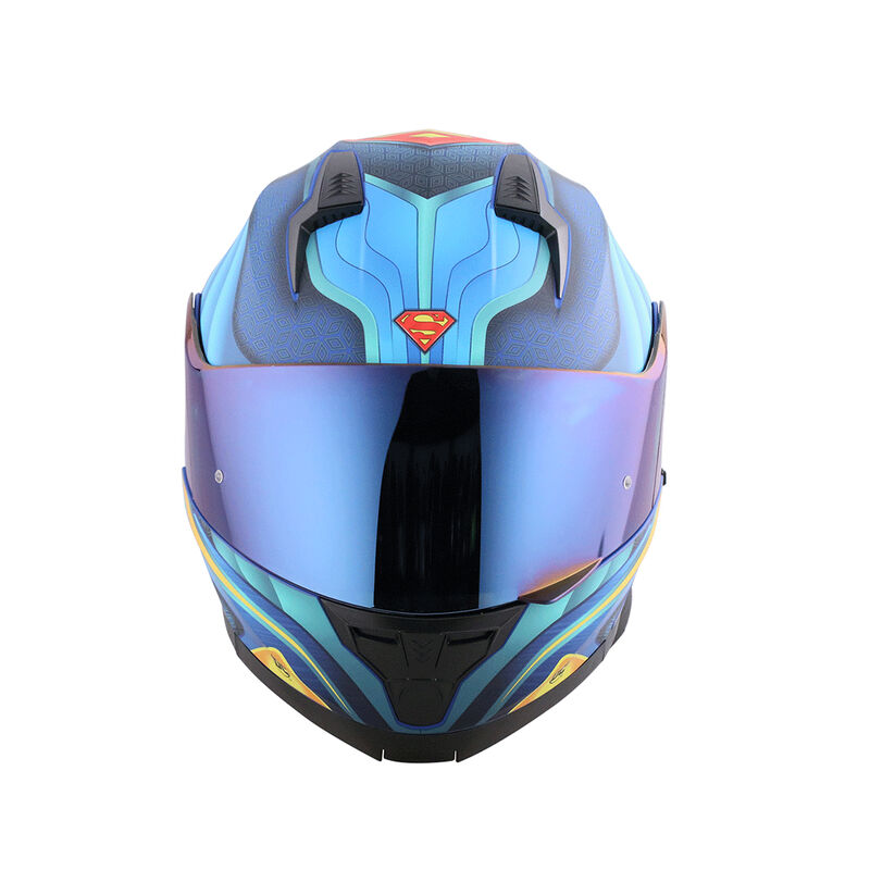 Casco Abatible Edge Superman Dccertificado Dot ... image number null