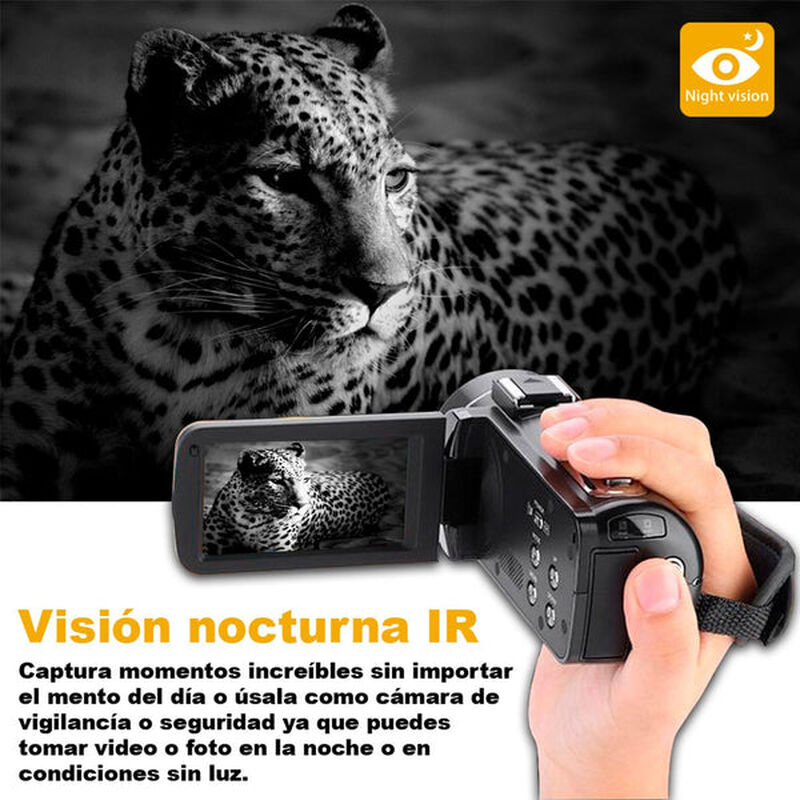 Videocámara Vak 809 Micrófono Nocturna 24mp Tou... image number null