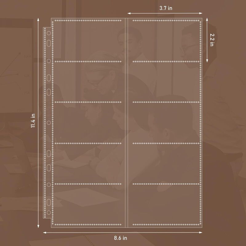Fundas Para Tarjetas Byster Pack De 30 Hojas Co... image number null
