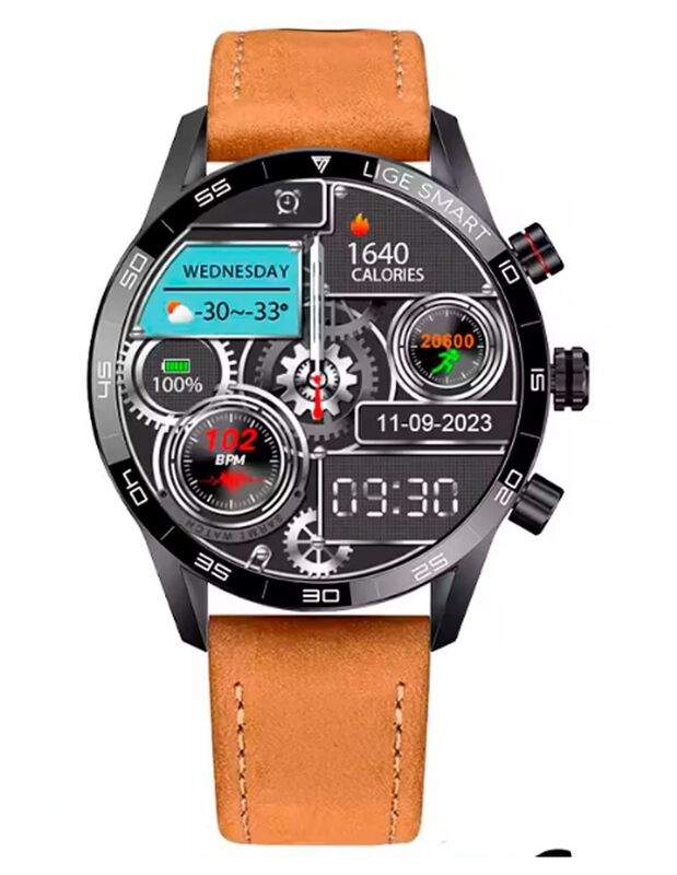 Smartwatch Elego St2-g Para Hombre Con Monitor ... image number null