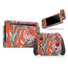 Funda de Vinilo Designskinz para Nintendo New 3DS XL (2014) - Floral Veraniego Coral