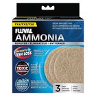 Almohadillas eliminadoras de amon&iacute;aco Fluval FX4/FX6, paquete de 3