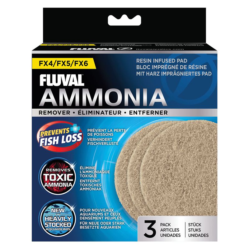 Almohadillas eliminadoras de amon&iacute;aco Fluval FX... image number null