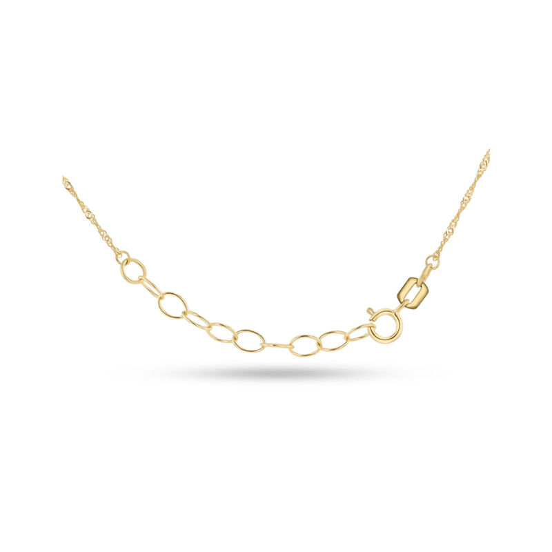 Dije Con Cadena De Oro Florentino 14K Con Llave... image number null