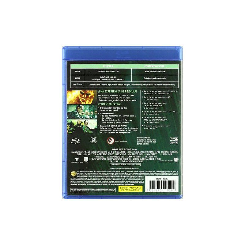 Matrix Revolutions (blu-ray) image number null