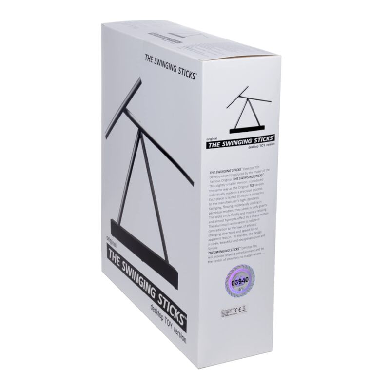 Escultura Cin&eacute;tica The Swinging Sticks Blanco/n... image number null