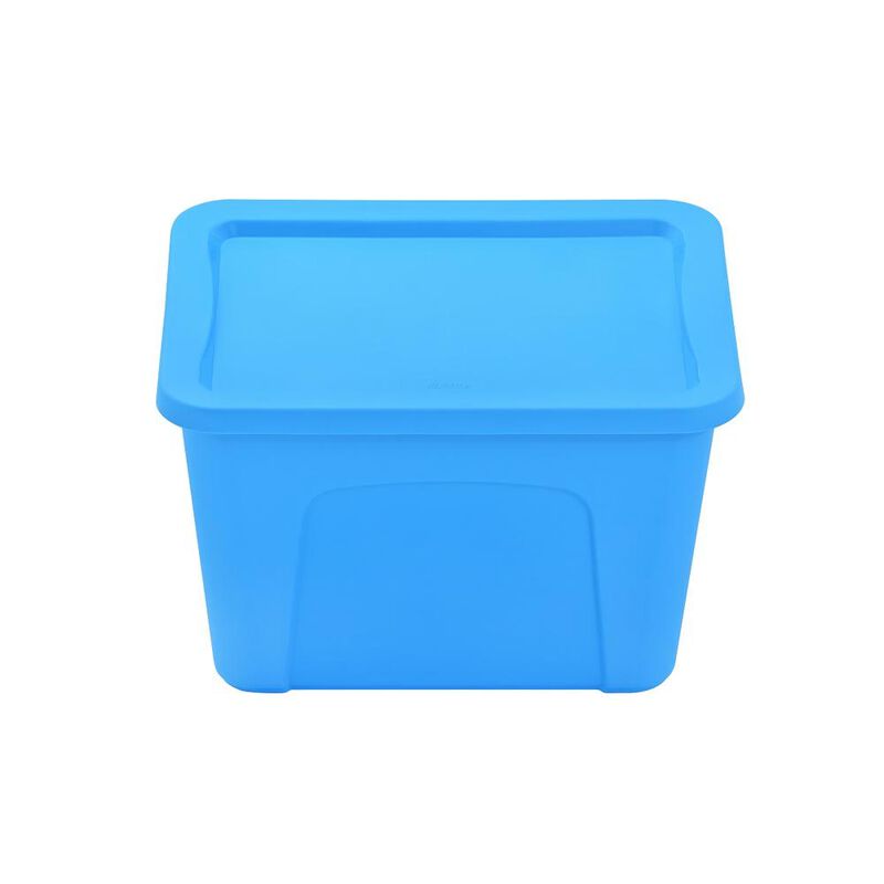 3 Cajas de almacenamiento Livenza azul de 68 L image number null