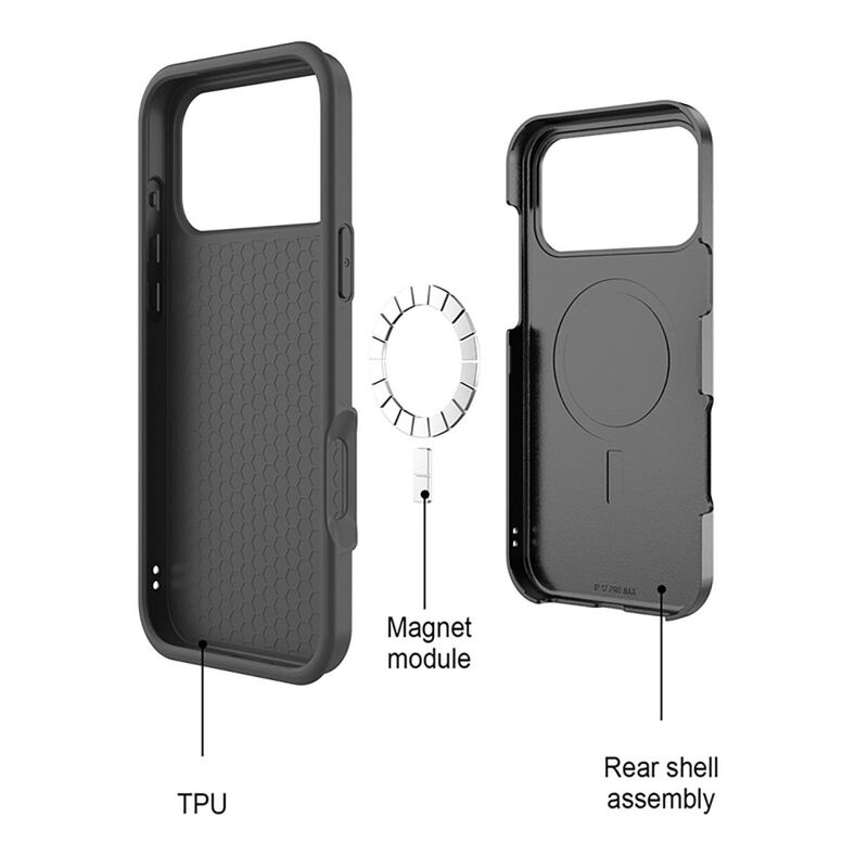 Funda Echelon Fuse Mag Para Iphone 17 Pro - Neg... image number null