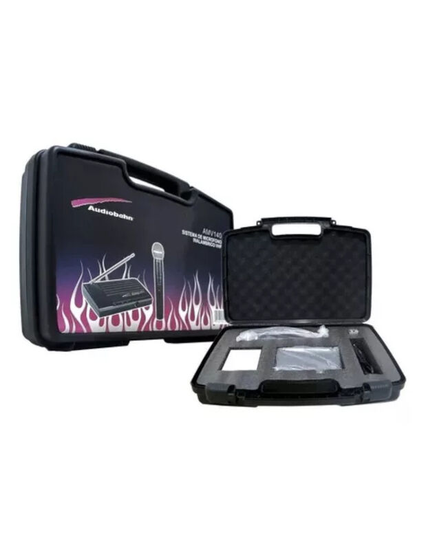 Micr&oacute;fono profesional inal&aacute;mbrico VHF Audiobahn... image number null