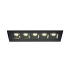 L&aacute;mpara Empotrado En Techo Negro 17w Luz Suave C&aacute;lida 17ydle