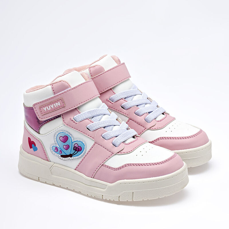 Yuyin tenis para ni&ntilde;a blanco rosa cod 140882-D image number null