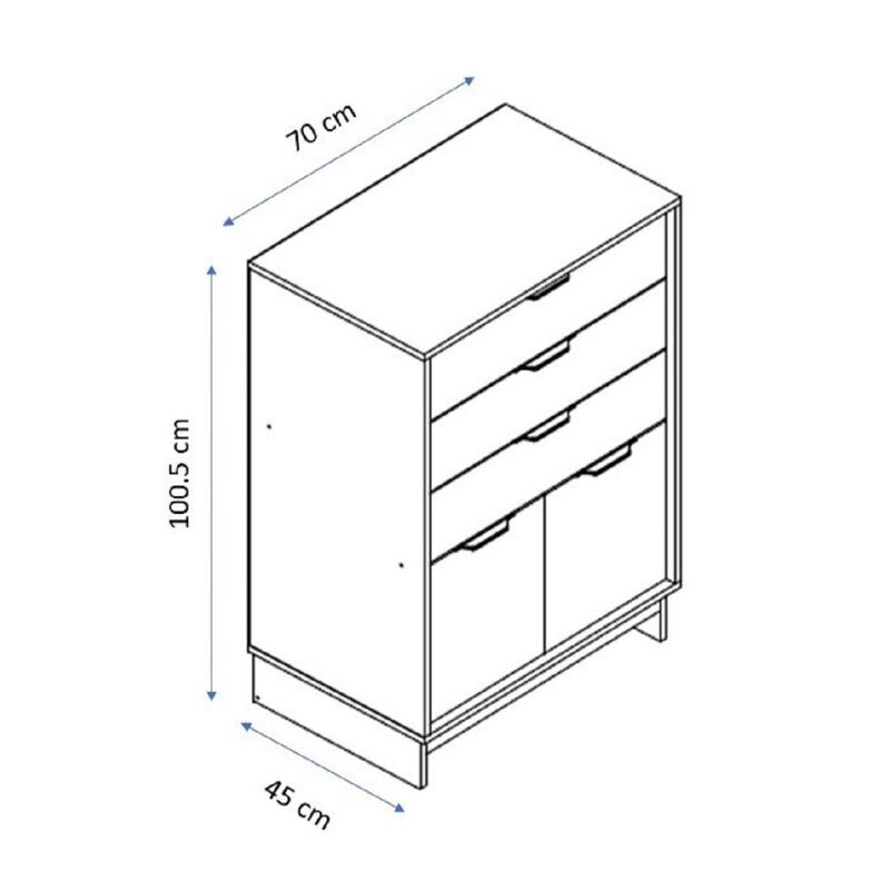 Cajonera Bertolini 1112 Legno image number null